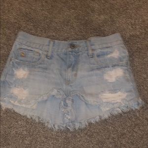 Abercrombie jean shorts!